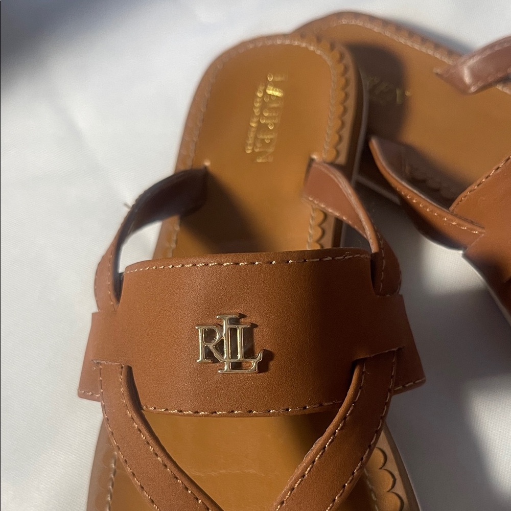 Ralph Lauren Brown Sandals - Picture 2 of 4